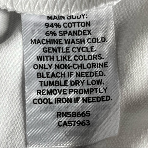 BP high waist bike shorts in ivory soft splash size S stretchy - Picture 6 of 13